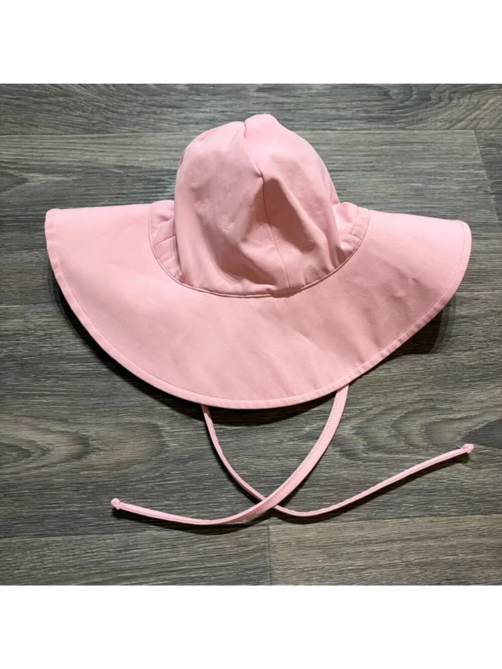 Caden Lane Solid Sun Hat Toddler Large 2T-3T Adjustable UPF 50 Light Pink Beach